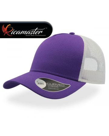 Cappello Atlantis Rapper Cotton Viola personalizzato con ricamo