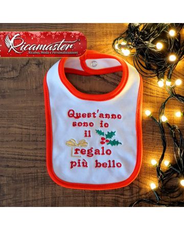 Bavaglino Regalo più bello di Natale