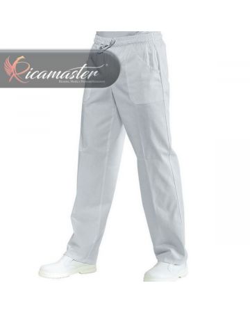 Pantalone Cuoco Chef Pantalaccio Super Stretch Isacco bianco