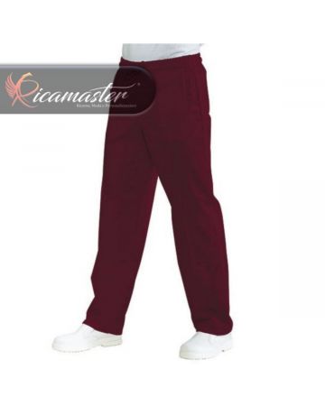 Pantalone Cuoco Chef Pantalaccio Isacco bordeaux