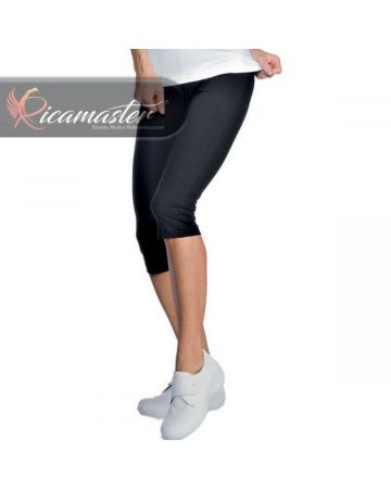 Pantalone Short Leggings Isacco Jersey nero