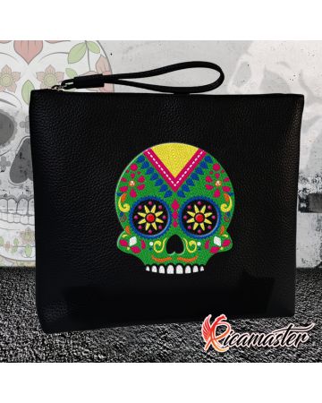 Pochette Green Skull