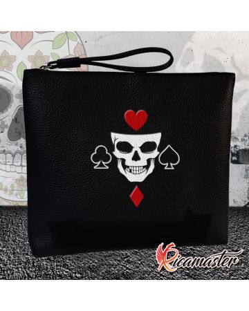 Pochette Poker Face Skull