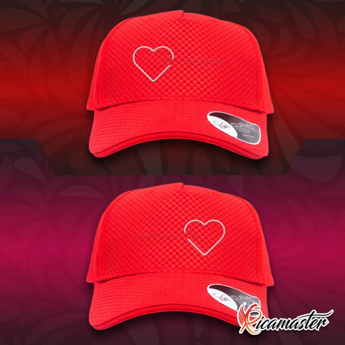 Coppia di cappelli visiera becco - Linea Forever San Valentino - Our Way